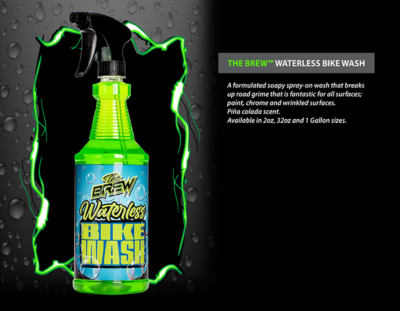 The Brew Waterless Bike Wash 32oz Spray Bottle